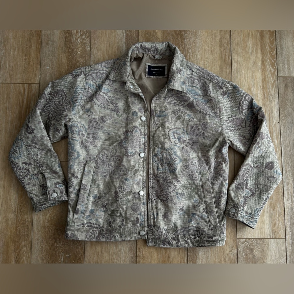 Abercrombie & Fitch Textured Jacquard Jacket